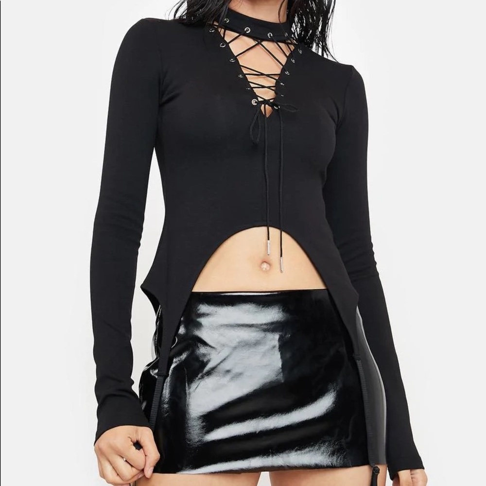 The Kript Calypso Crop Top from Dolls Kill. NWT.